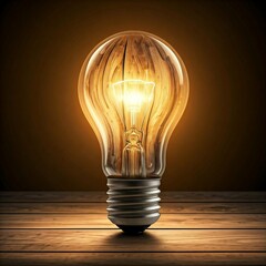 A vintage-style lightbulb, evoking a sense of nostalgia and classic design. Vintage Lightbulb, Retro Lightbulb, Antique Lightbulb, Bulb, Filament Bulb, Globe Bulb, Incandescent Bulb, Old-Fashioned Lig