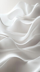 Fototapeta premium Wispy smoke trails rising softly on a white background