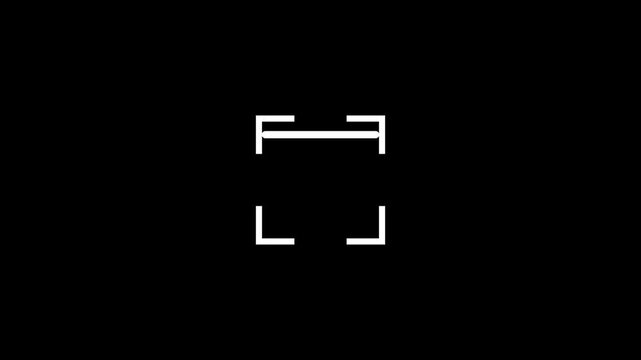 QR code scanner 4k animated