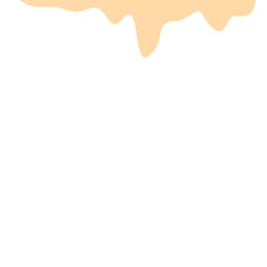 Obraz premium Illustration of Melted Mayonnaise Sauce