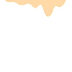 Obraz premium Illustration of Melted Mayonnaise Sauce