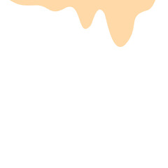 Fototapeta premium Illustration of Melted Mayonnaise Sauce