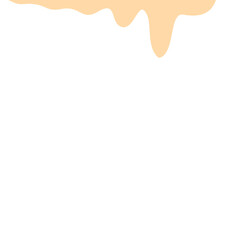 Obraz premium Illustration of Melted Mayonnaise Sauce