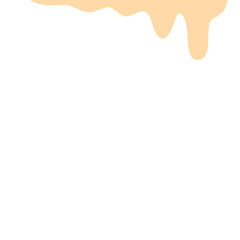 Obraz premium Illustration of Melted Mayonnaise Sauce