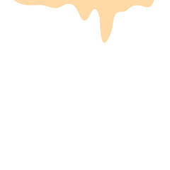 Obraz premium Illustration of Melted Mayonnaise Sauce