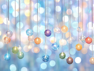 Design with colorful lights