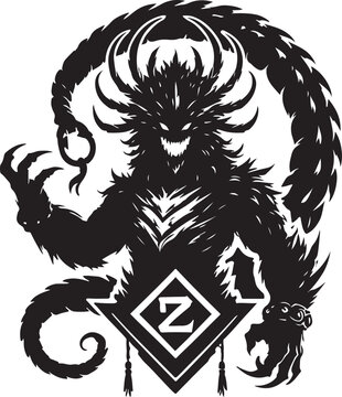 Beastmaster Vector Illustration