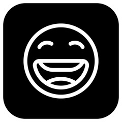 Editable happy smile expression emoticon vector icon. Part of a big icon set family. Part of a big icon set family. Perfect for web and app interfaces, presentations, infographics, etc