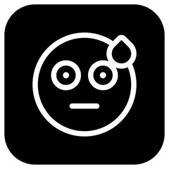 Editable confused, shocked, surprised emoticon vector icon. Part of a big icon set family. Part of a big icon set family. Perfect for web and app interfaces, presentations, infographics, etc