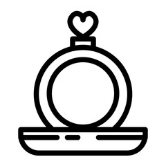 women's ring line style