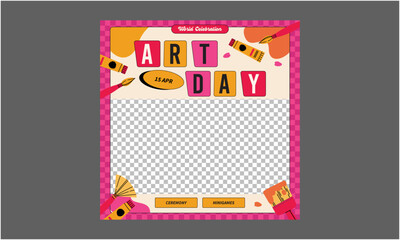 World Art Day Socials Media