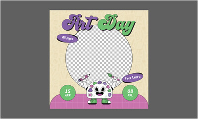 World Art Day Socials Media