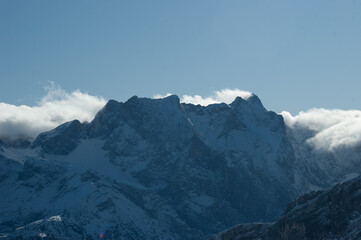 alpen berg sonne