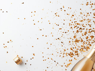 golden confetti