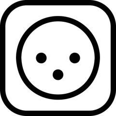 Fototapeta premium simple vector icon socket