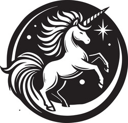 Fototapeta premium Unicorn Vector Illustration