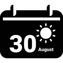 Obraz premium simple vector icon calendar