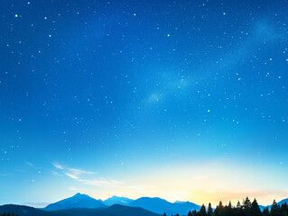 Naklejka premium night sky with stars background