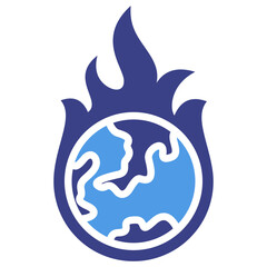 Global Warming Icon