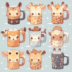 Kawaii Mug Collection: Adorable and Whimsical Coffee Cup Characters