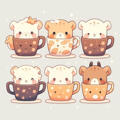 Kawaii Mug Collection: Adorable and Whimsical Coffee Cup Characters