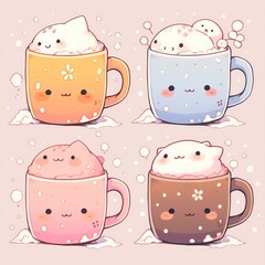 Kawaii Mug Collection: Adorable and Whimsical Coffee Cup Characters