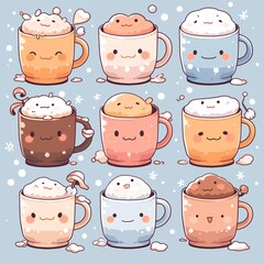 Kawaii Mug Collection: Adorable and Whimsical Coffee Cup Characters