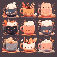 Kawaii Mug Collection: Adorable and Whimsical Coffee Cup Characters
