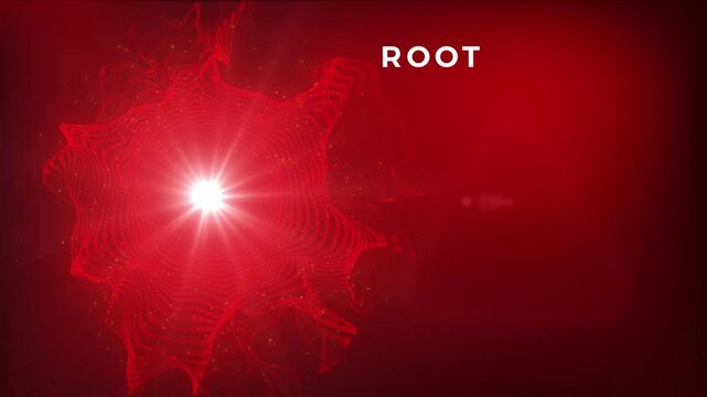 Root Chakra Healing Animation with Breathing Techniques &ndash; Grounding Visualization for Balance and Energy Flow