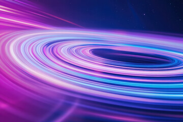 Mesmerizing spiral galaxy with vibrant colors in deep space