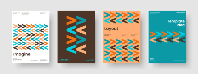 Obraz premium Isolated Poster Layout. Abstract Report Template. Modern Banner Design. Book Cover. Flyer. Business Presentation. Brochure. Background. Portfolio. Advertising. Catalog. Leaflet. Magazine. Handbill