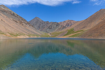 Lake of mountain spirits (Mountain Spirit lake).  Near Aktash village, Altai republic, Russia.