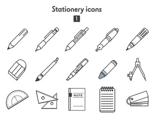 文房具のアイコン集1