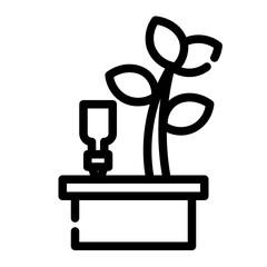 drip water garden cutline icon