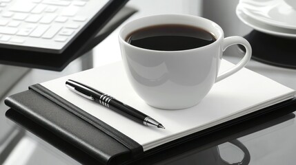 Morning Coffee Break: A Still Life of Productivity