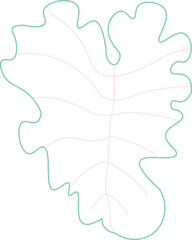 Urban Jungle: A Monstera Leaf Illustration