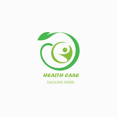 Abstract healthcare logo design