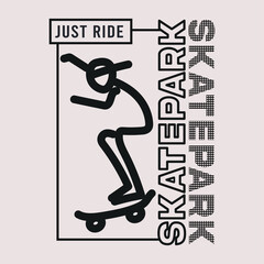 free vector skate t-shirt design.