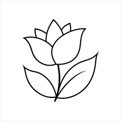  Flower Transforming into Leaves Vector Illustration