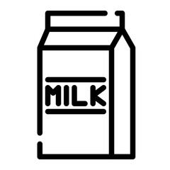 farm milk cutline icon
