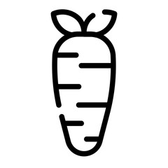 healthy carrots cutline icon