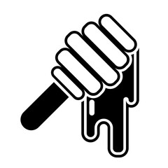 honey glyph icon