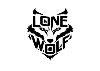 illustration of a wolf logo design