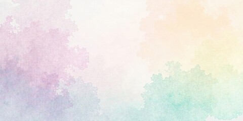 Obraz premium Soft Pastel Watercolor Background with Subtle Color Transitions and a Dreamy Atmosphere
