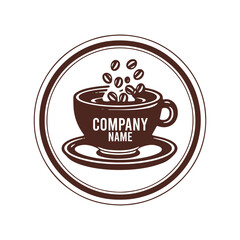 Simple Modern Coffee company logo 7