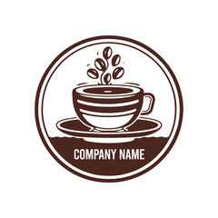 Simple Modern Coffee company logo 8