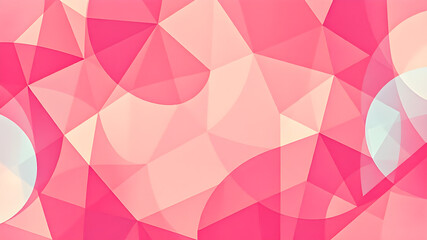 Obraz premium A pink background with a lot of triangles