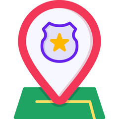 Police Pin Icon