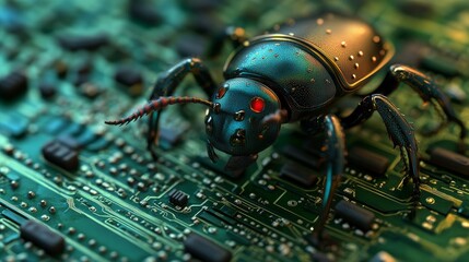 Code testing cartoon banner. Functional test, methodology of programming, search errors and bugs, website platform development, dashboard usability optimization for computer pc vector illustration