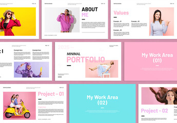 Portfolio Presentation Template Design Layout